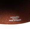 Great HERMES Necklace Brown Leather Women Used