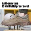 Anti-Verbrühungs-Arbeitsschutzschuhe, männliche Anti-Smashing- und Anti-Piercing-Kunststoff-Baotou-Verschleißschutz-Sicherheitsschuhe, ganzjährig atmungsaktive Arbeit