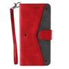 Chic Two-tone Wallet Phone Cases with Card Holder Compatible with iPhone 17 16 15 14 13 12 Samsung Galaxy S25 S24 S23 A56 A55 A54 Handstrap Flip Cover