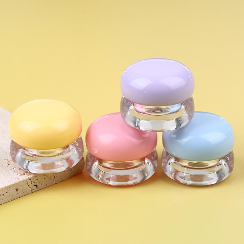 5G Mini Cosmetic Empty Jar Pots Makeup Skincare Container Face Cream Box Lip Balm Box Refillable Lips Glaze Container Travel