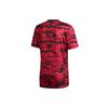 Adidas Manchester United Football Training Sports Jersey Short Sleeve T-Shirt 20-21 Season Men Tops Red FR6033