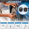 Avutrel Tire Pressure Monitor, TPMS Tire Pressure Sensor, Car, 5 Japanese Voice Alarms, Solar