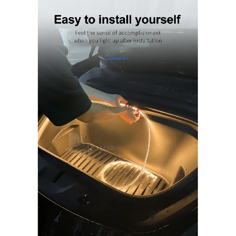 Front Trunk Light for Tesla Model Y Juniper Launch 2025 Magnetic Induction Switch LED Light Trim Car Accessories
