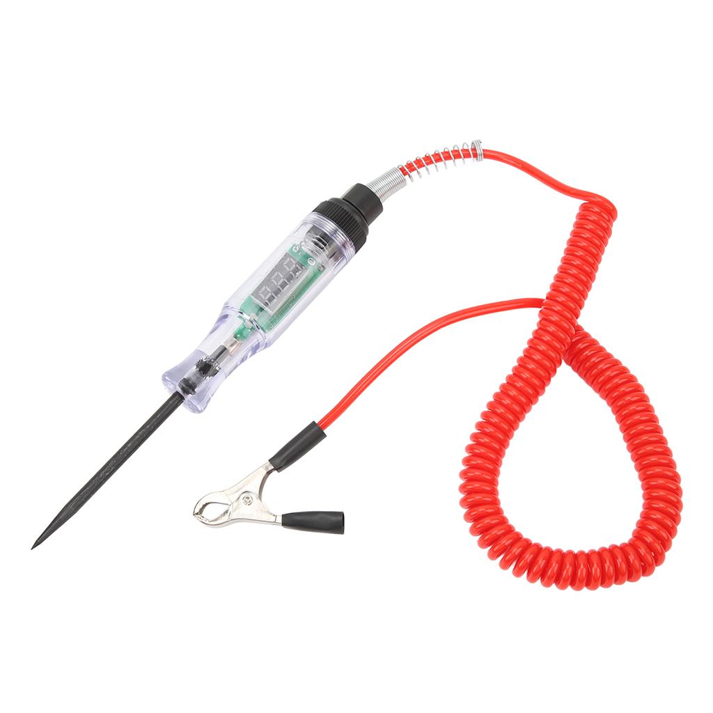 Car Electric Circuit Tester DC3‑36V Range Insulation Protection Flexible Cable Durable for Automotive