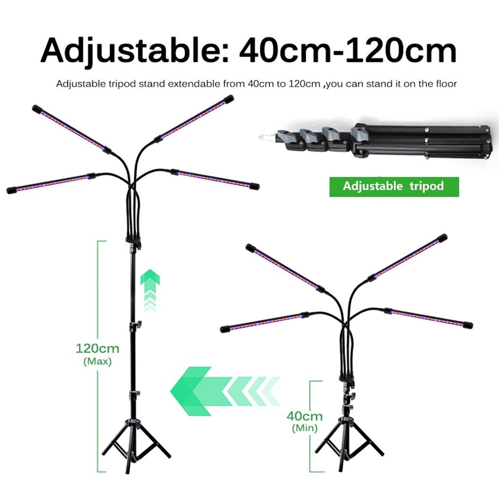 5V USB LED Grow Light LED Plant Light Full Spectrum Phyto Lamp With Tripod Stand For Indoor Vegetable Flower Seedling