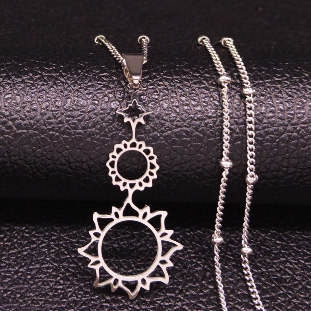 Heart Stainless Steel Necklace Women Gold Color Love Necklaces Jewelry Valentine's Day Gift Inoxidable Joyeria Mujer N619S01