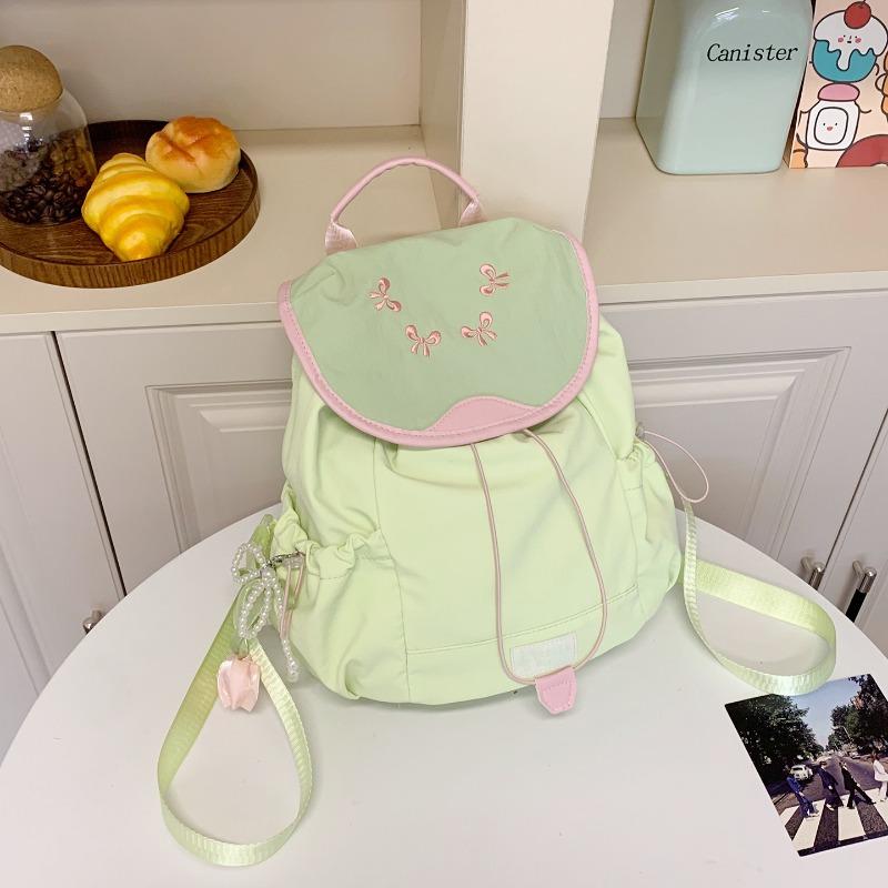 School Bag New High-value Fresh and Sweet Dopamine Contrasting Mini Backpack Junior High School Backpack