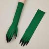 Halloween Black Nail Ghost Claw Gloves - Cosplay Props & Costume Accessory