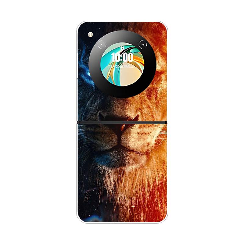 Pevný PC kryt pre ZTE Nubia Flip 2 Nárazuvzdorné puzdrá na telefón pre ZTE Libero Flip 2 5G Zadný priehľadný kryt Flip2 Coque Funda