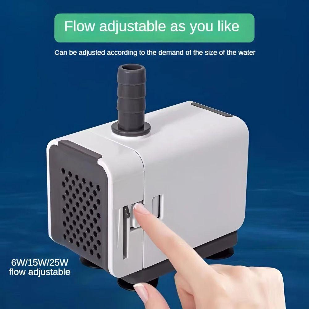 Multifunktionaler Mini-Fischaquariumfilter Leise Ultraleise Wasserfall-Filterbox Eingebauter Zirkulierender Reinwasserzyklus für Zuhause