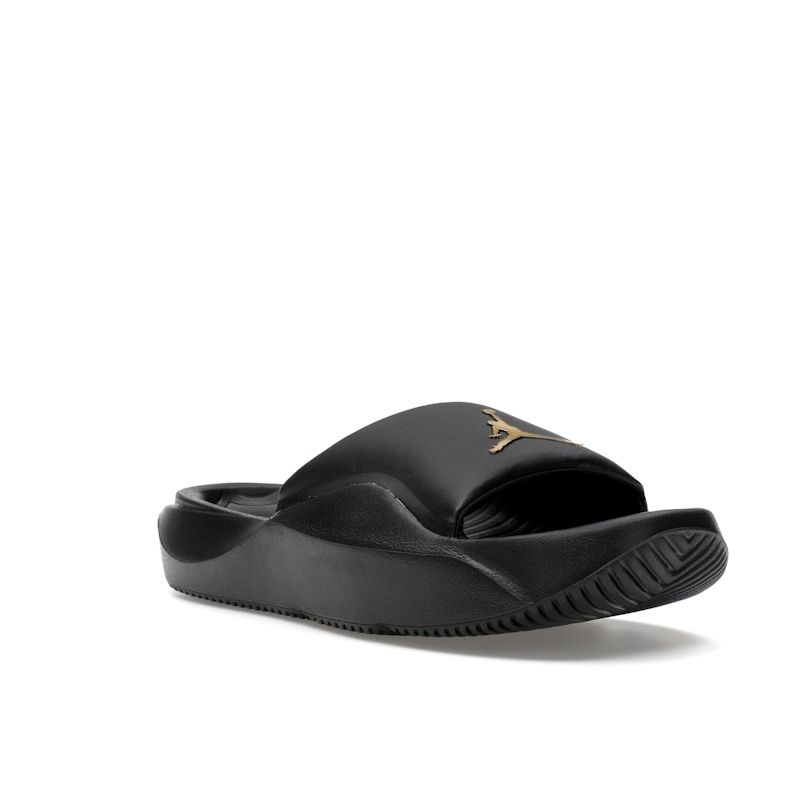Air Jordan Franchise Slide Black Metallic Gold Men Sneakers HF3263-007