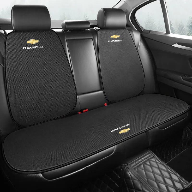 Car Seat Cushion Cover Breathable Flax Fabric Soft Pad For Chevrolet Spark Captiva Cruze Malibu Equinox Trax Camaro Blazer