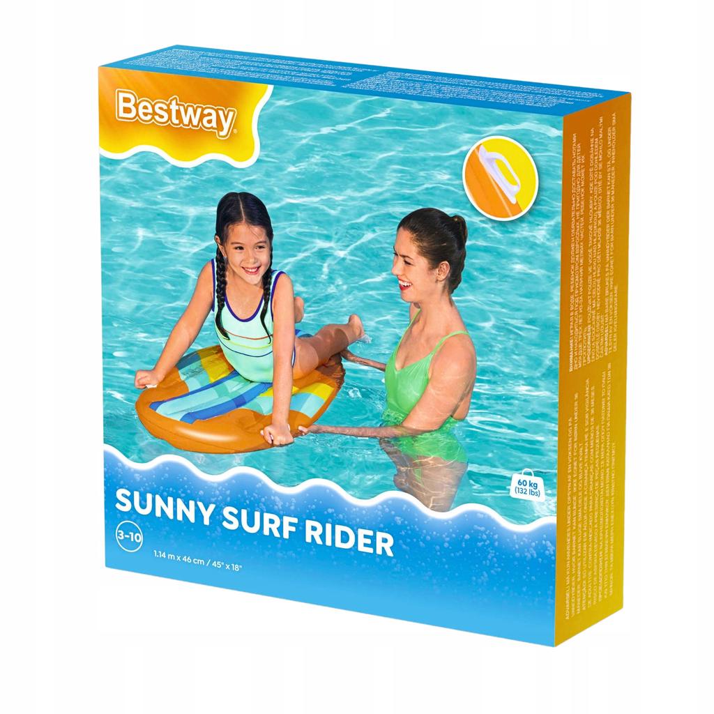 Inflatable Mattress Surfboard Pontoon Water Beaches For Children Bestway