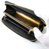 [Revetta] Crocodile Leather Long Wallet, Gold Python Lining, Men's Genuine Leather, Black, Single Piece Leather, Matte Finish [168crw-a]