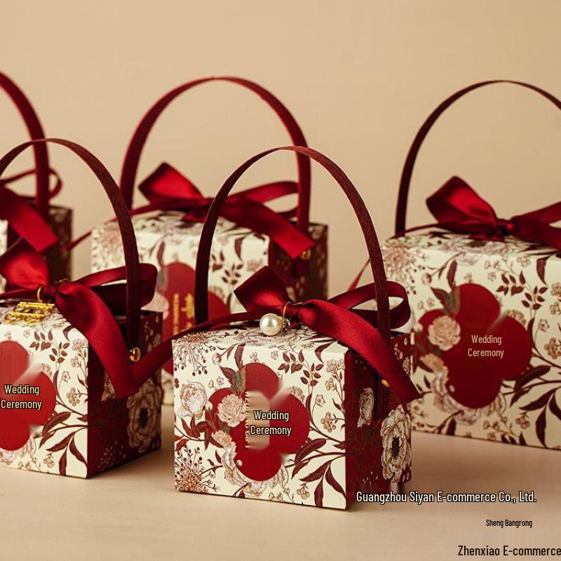 Elegant Wedding Candy Handbag Box