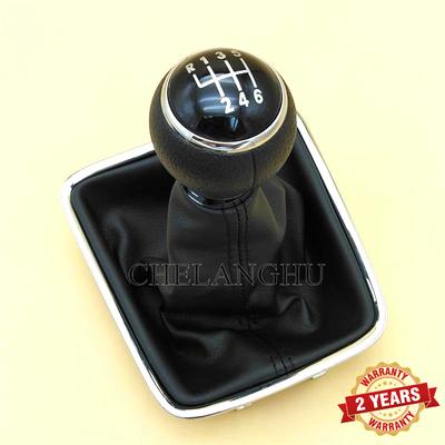 Para VW Tiguan 2007 2008 2009 2010 2011, nuevo pomo de palanca de cambios de 6 velocidades con funda de cuero.