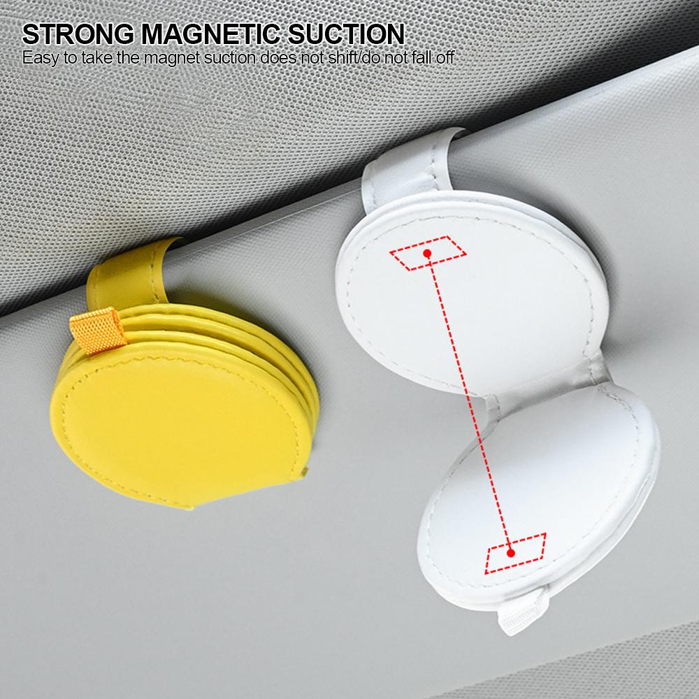 Car Sun Visor Glasses Holder Frame Auto Fastener Clip Glasses Ticket Document Holder Accessories Automobiles Parts