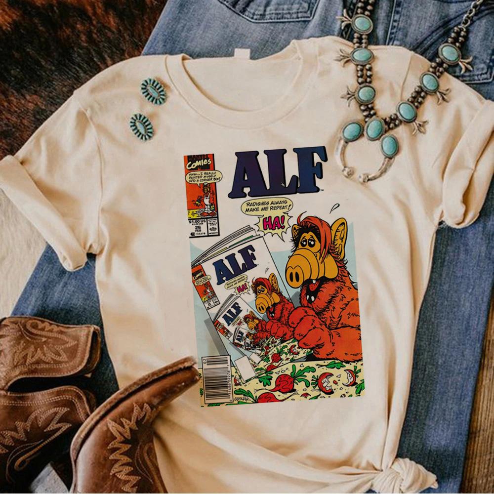 Alf tshirts women designer Tee female graphic clothing