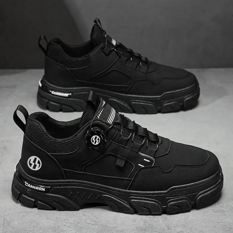 Autumn Mens Casual Shoes Leather MenS Sneakers Comfortable Soft Male Wark Board Shoes Platform Shoe For Men
