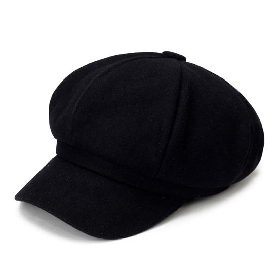 British Style Wide Brim Woolen Beret Hat Retro Artist Painter Newsboy Octagonal Cap Fashion Accessories
