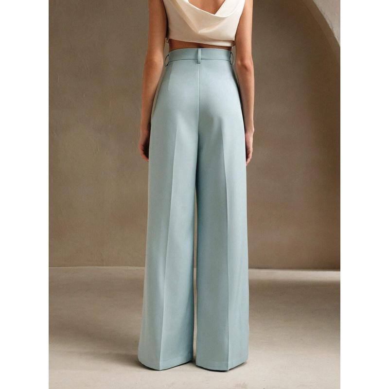 Women'S Suit Wide-Leg Pants New Spring/Autumn Style High-Waisted Design Loose And Casual Straight-Leg Slimming Effect