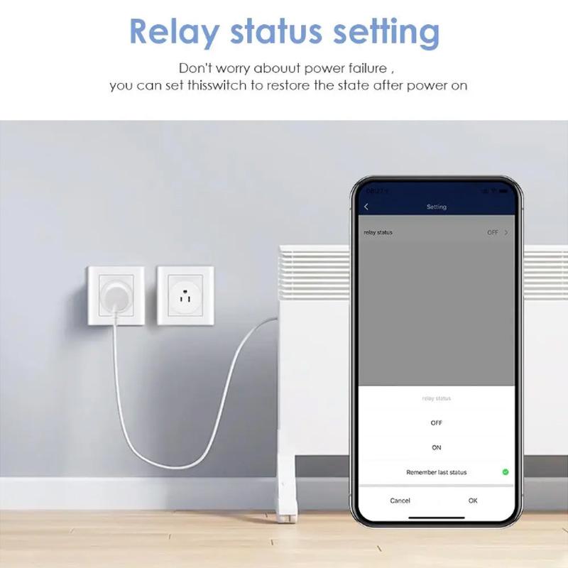 US WiFi Smart Socket Timer with Alexa & Google Home Voice Control