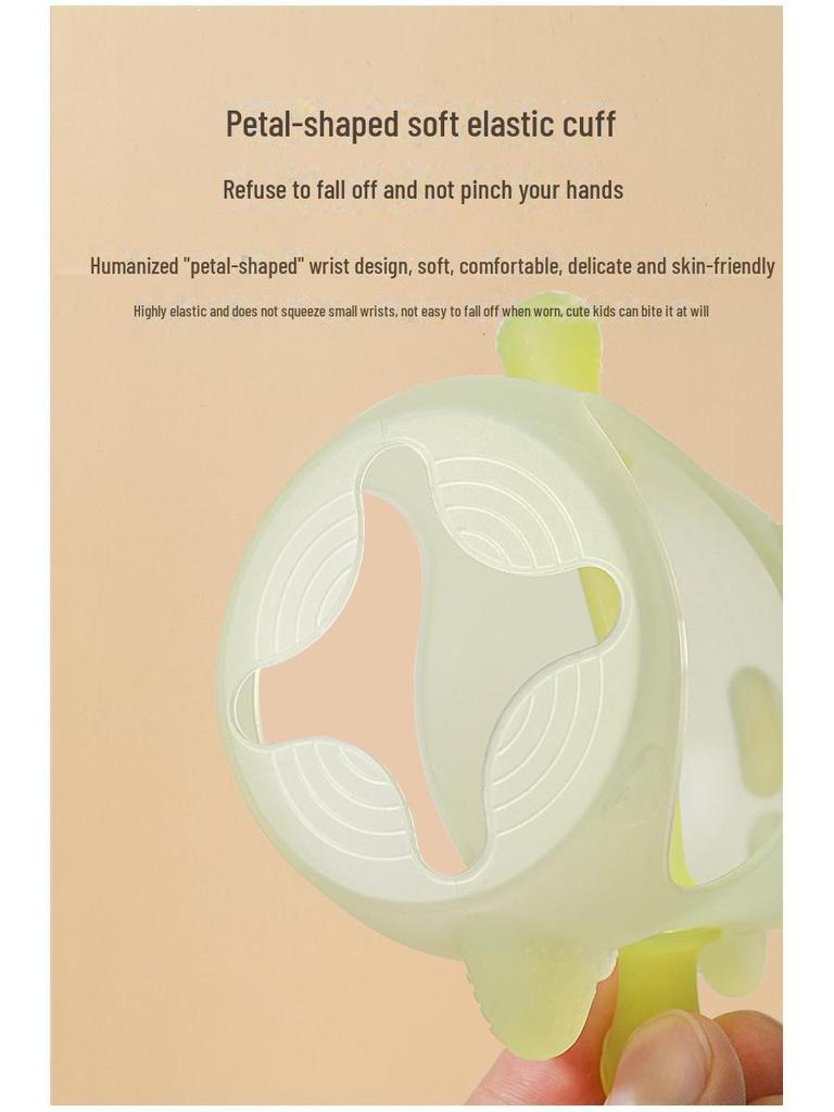 Silicone Baby Teething Stick - Anti-Sucking Chew Toy for 0-1 Year Olds