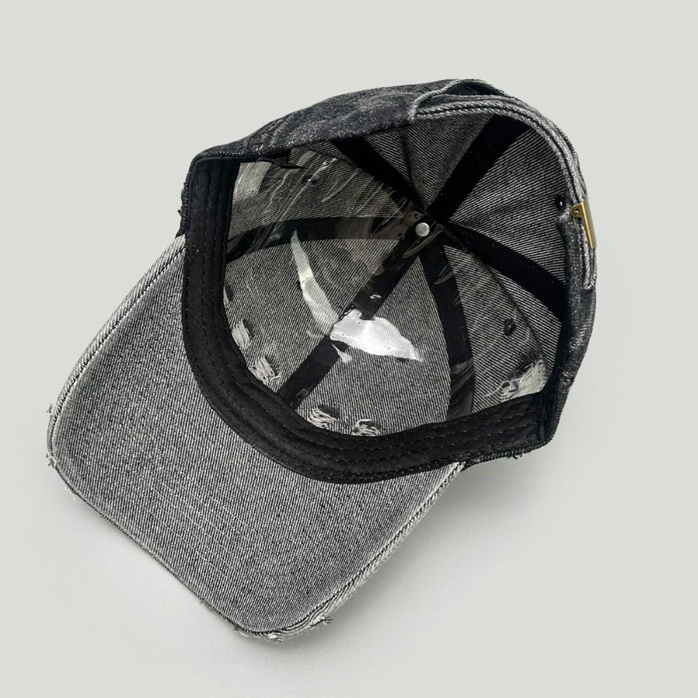 Sunscreen Unisex Retro Peaked Hat Sunshade Distressed Colorful Casquette  All Seasons