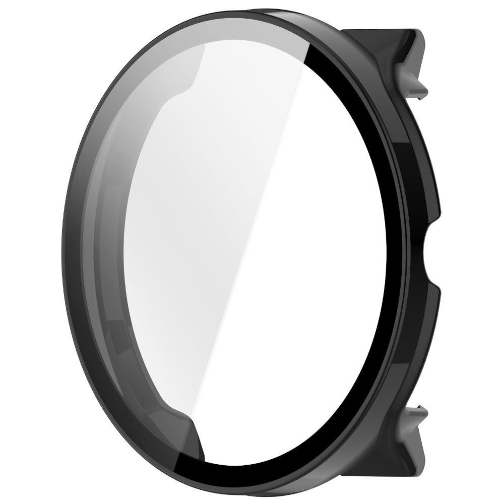 PC+Tempered Protective Case Full Coverage Hard Screen Protector Anti-Scratch Cover Shell for Suunto Race 2