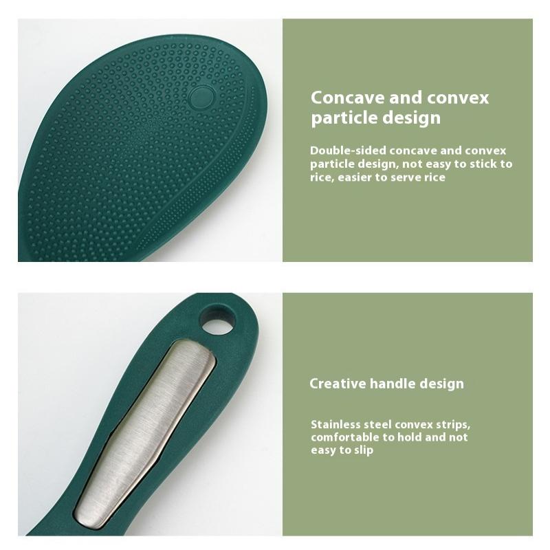 1 szt. Plastikowa łopatka do ryżu Nieprzywierający garnek do ryżu, Nieprzywierająca łyżka do ryżu Domowa łyżka do ryżu do ubijania ryżu