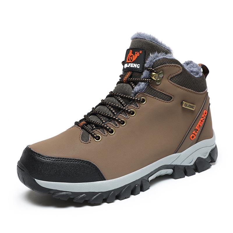 Large size men's shoes couple high-top outdoor casual hiking shoes fashion field sports travel hiking shoes