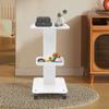 3-Tier 38*35*69cm Beauty Trolley Cart with Wheels Esthetician Cart SPA Facial Rolling Tray Organizer Stand Used In Beauty Salons