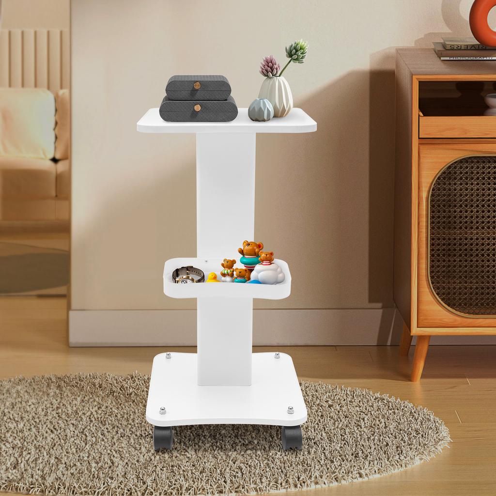 3-Tier 38*35*69cm Beauty Trolley Cart with Wheels Esthetician Cart SPA Facial Rolling Tray Organizer Stand Used In Beauty Salons