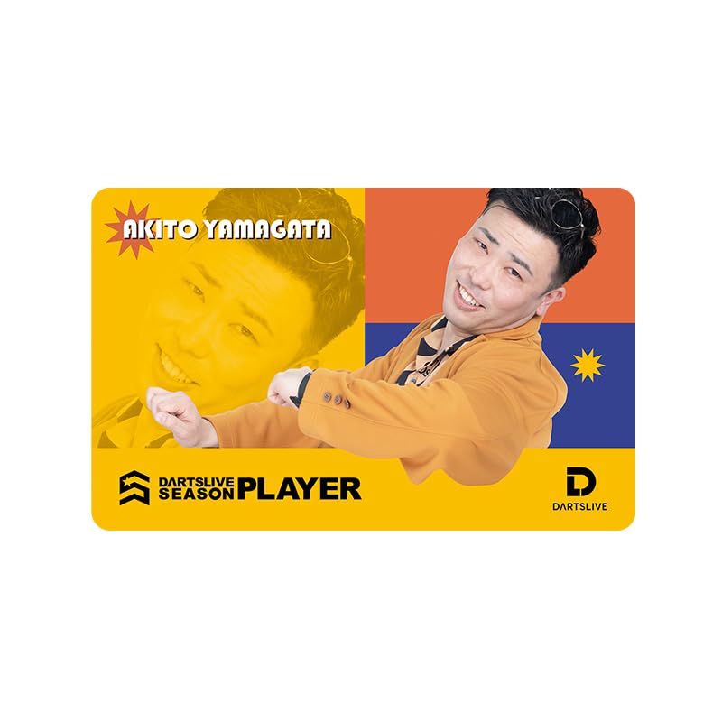 DARTSLIVE PLAYER GOODS 3rd Akito Yamagata with DARTSLIVE 2 Award Movie Edition