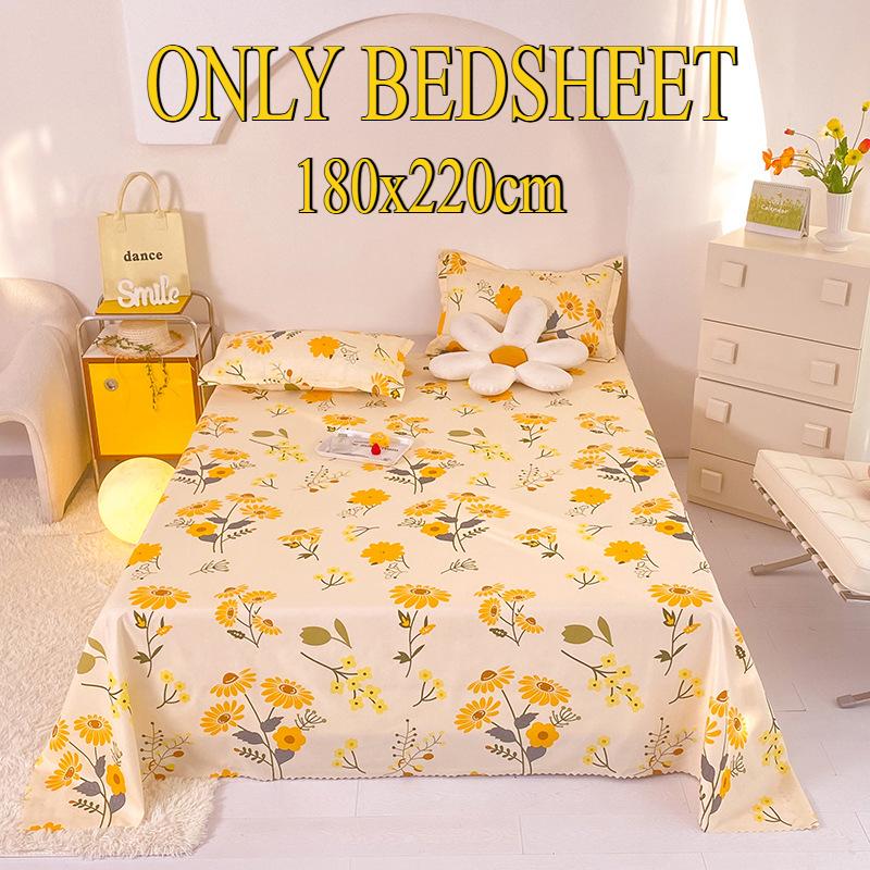 Bettlaken Hautfreundlich Gebürstet Verdickt Doppel Einzelbett Mehrspezifikationslaken für Alle Jahreszeiten