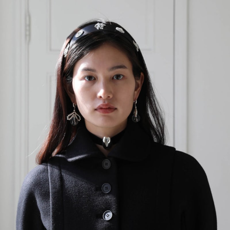 SCHO JEWELRY Lana Royal Wide Satin Hairband