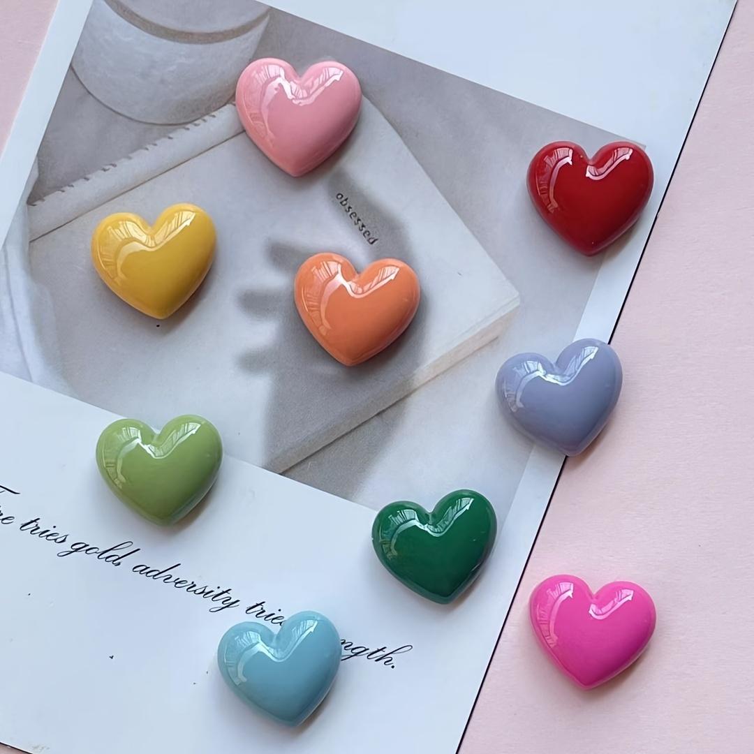 

10 штук в упаковке Пластиковые магниты на холодильник в форме сердца Декоративные магниты для кухни Офиса Доски Шкаф для хранения и посудомоечной машины