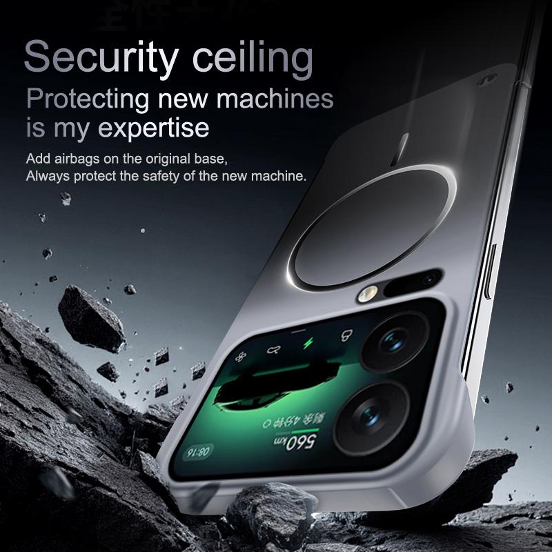 Gradient Color Ultra Thin Frameless Magnetic Case For Case For Xiaomi Mi 17 1 14 Pro Max PC Hard Shockproof Matte Cover