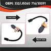 Efficientt-For JCB JS130 JS160 JS180 JS240 JS260 JS330 Flameout 24V Fuel Shut Off Solenoid Valve 332/J5060 716/30091