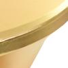 2 pcs Stretch Table Covers Golden 80 cm