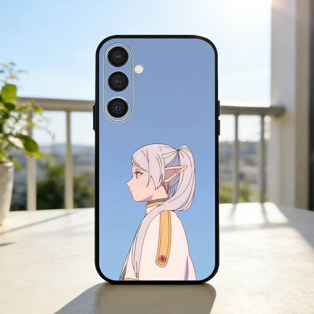Sousou No F-Frieren Phone Case For Samsung  A73,72,71,A52,51,40,41,A22,A32,31,A13, Soft Black Shell