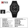 OFNS Quartz Watch: Student Style, Calendar, Square Dial, Arabic Numerals, Luminous, Waterproof, Middle Eastern Bestseller