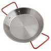 Easy To Clean Paella Bowl Serving Plate Stainless Steel Skillet Practical Design