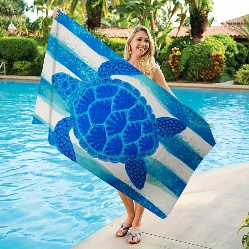 The New Microfiber Turtle Beach Towel Is Popular, And The Water-Absorbing Quick-Drying Bath Towel Does Not Stick To Sand.