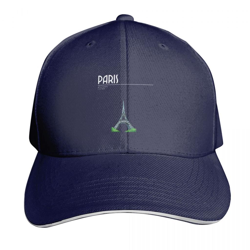 Paris Frankreich Eiffelturm Koordinaten Baseballkappe Bommelmütze Unisex große Größe Hut Sonnenkappen Rugby Baseball Unisex Damen