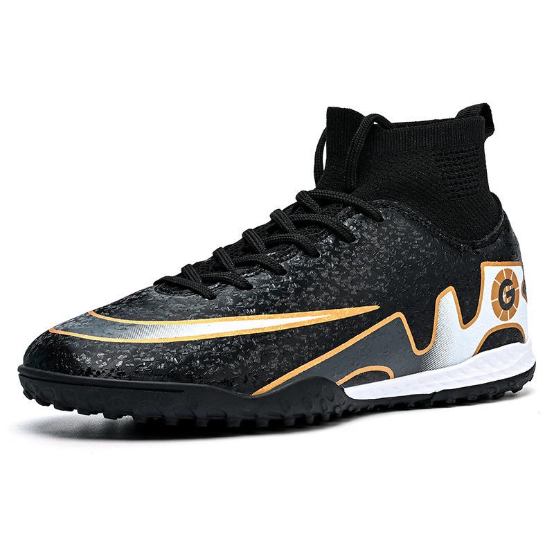 A pair of 2025 football shoes, women's broken nails, high-top training shoes, boys and teenagers, student competition, spike sneakers