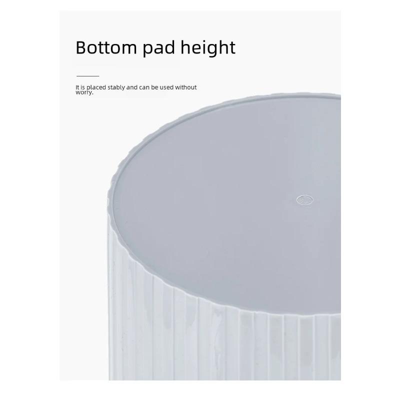 Pop-Up Mülleimer mit Deckel Wohnzimmer Küche Badezimmer Plastikmülleimer Büro Mülleimer