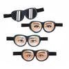 Funny 3D Open-Eye Sleep Mask Eyeshade 3D Spoof Stereoscopic Sleeping Eyeshade Soft Travel Blinder Creative Eyeshade Sleep Aid