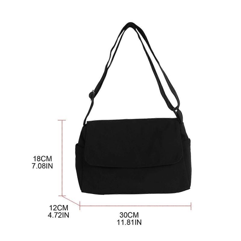 Fashion Women's Shoulder Bags High Quality Nylon Ladies Crossbody Bags Holder Handbags Waterproof Nylon Traveling Bags  Purple