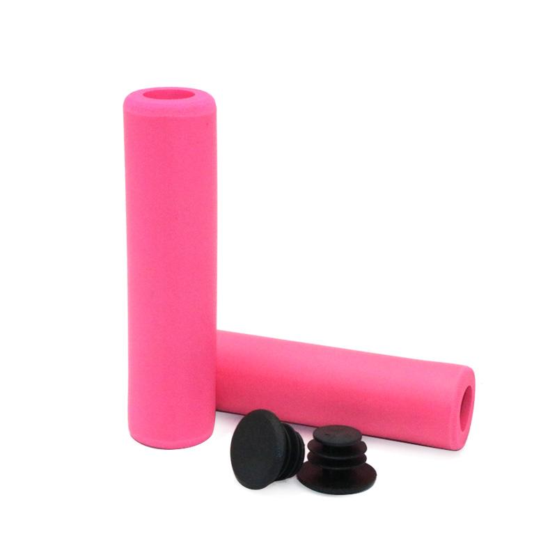 2pcs Bike Handle Bars Silicone Sponge Grips Soft Anti-skid Shock-absorbing Road Bicycle Scooter Handlebar Cycling Accessories